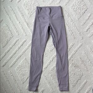 Lululemon High-Waisted Lavender Leggings